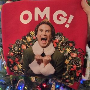 Red OMG Christmas Crew Neck